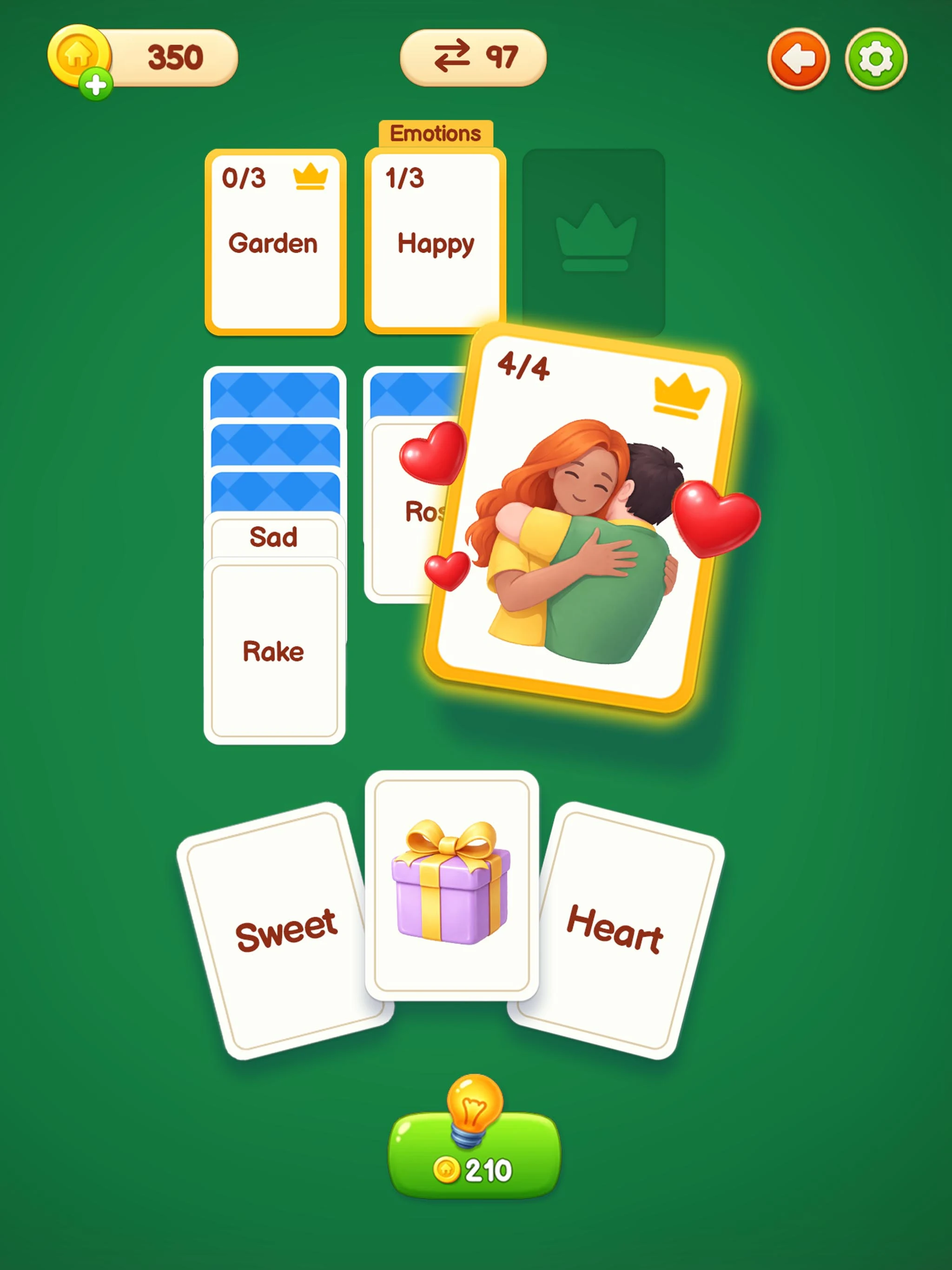 Solitaire Word Chains screenshot