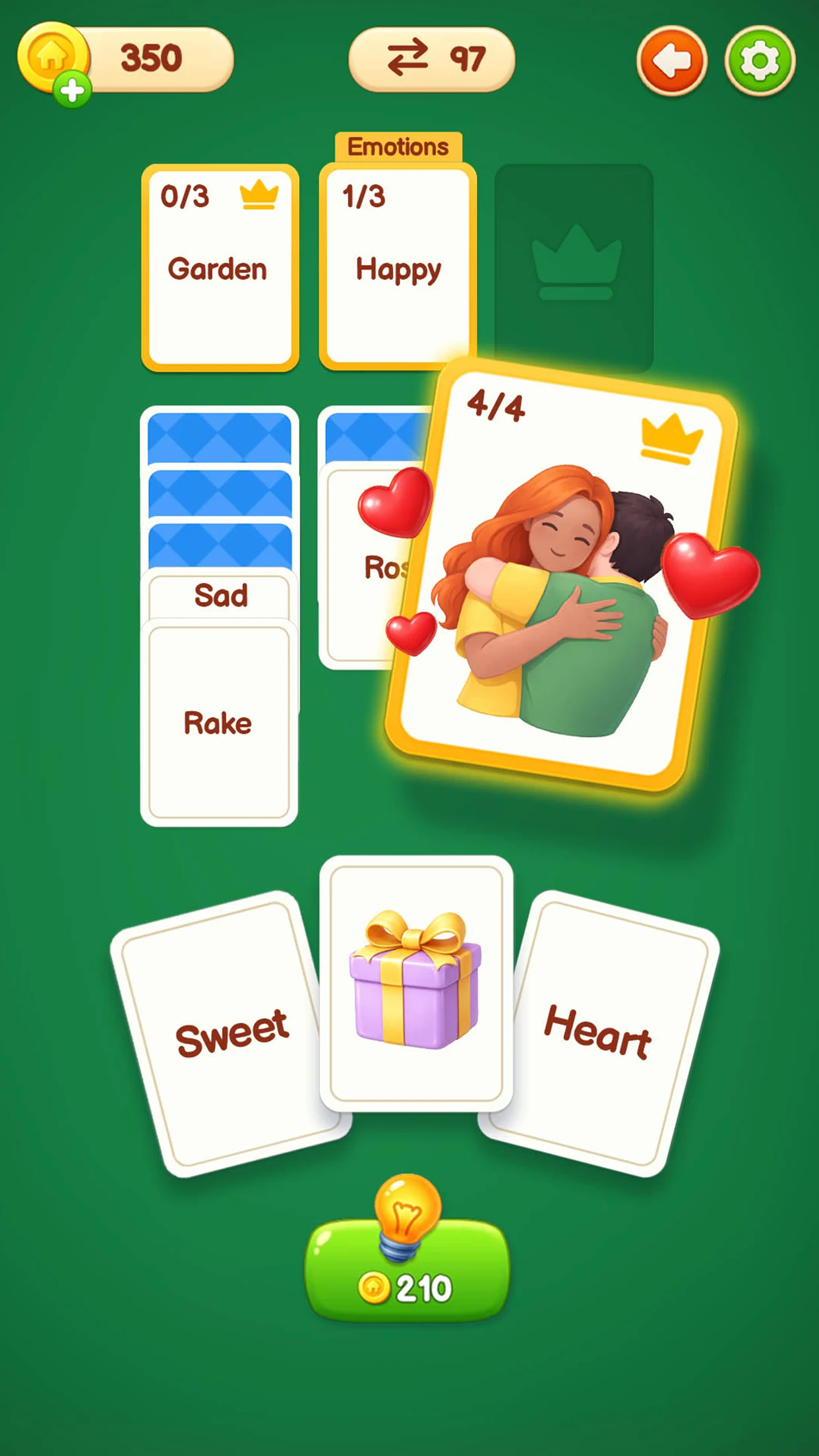 Solitaire Word Chains screenshot
