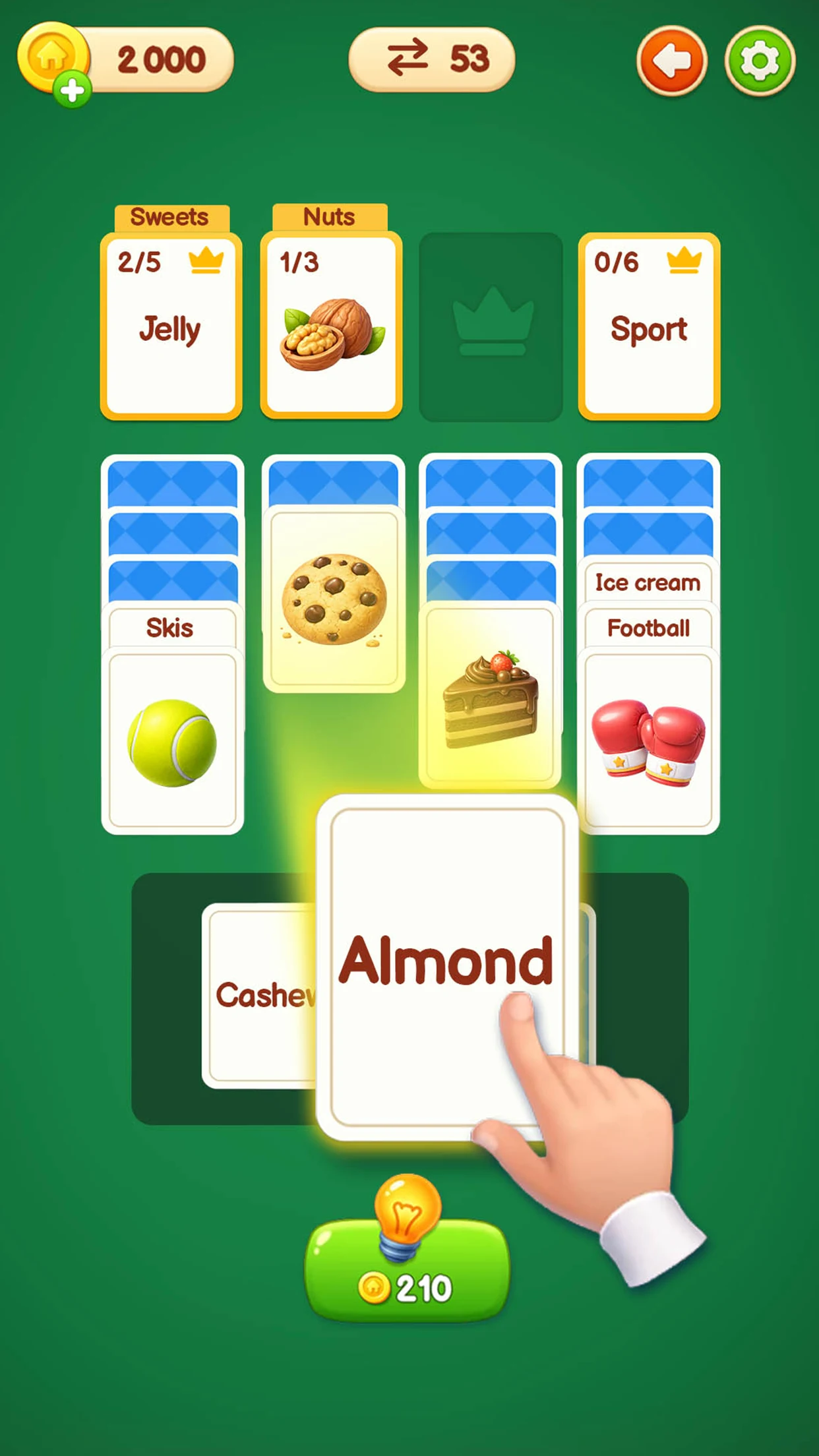 Solitaire Word Chains screenshot